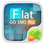 flat android application logo